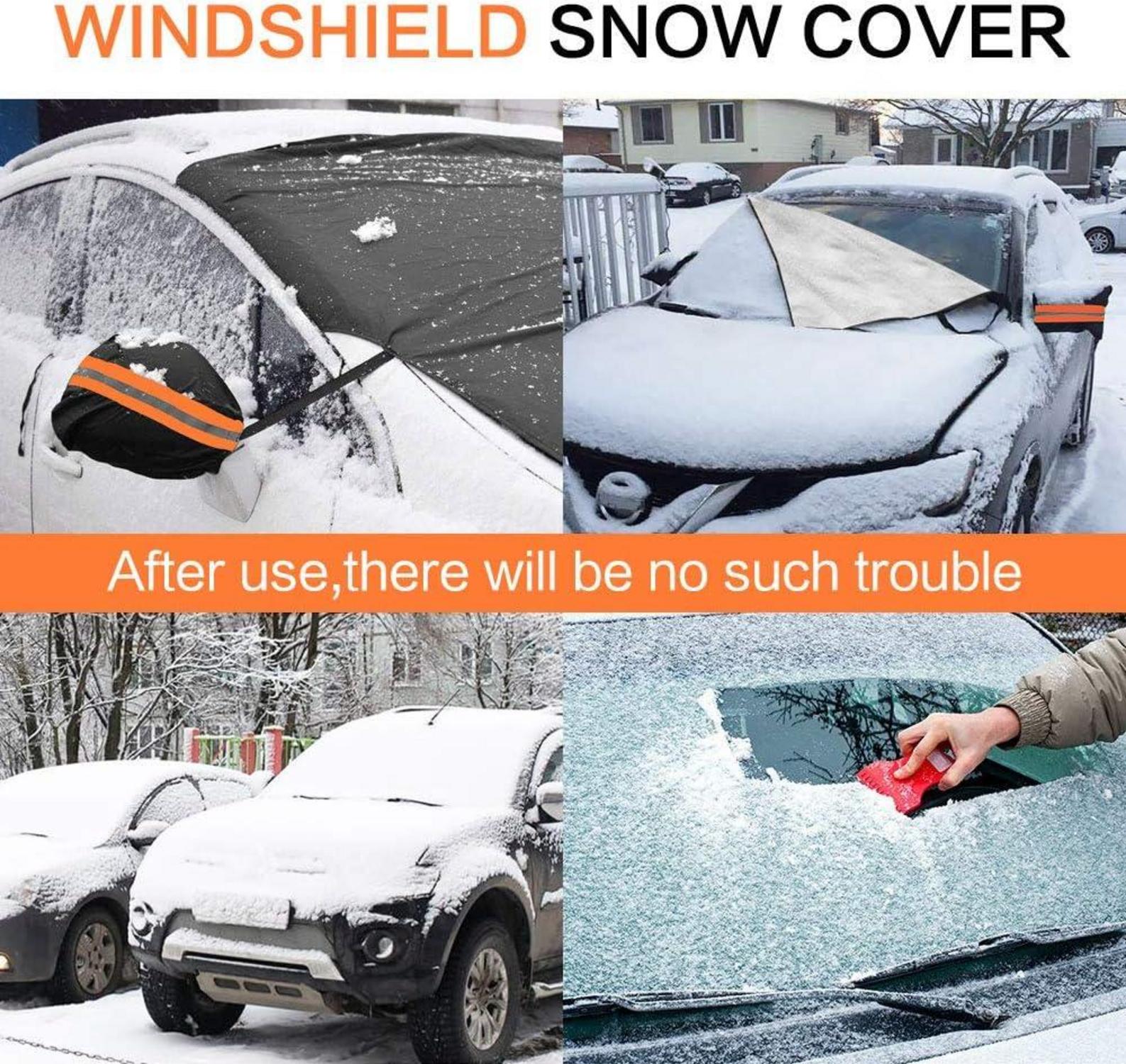 Frontscheibenabdeckung Auto Winterschutz Faltbar Eisschutzfolie 215*125cm