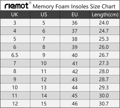 Memory Foam Einlegesohlen Weich für Schuhe Sneaker Stiefel - Sport