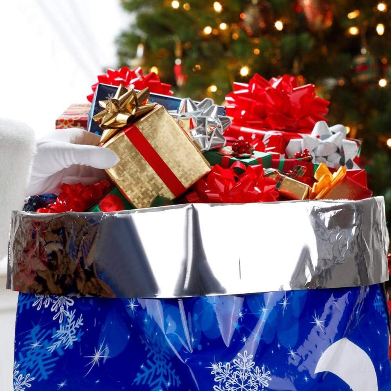 24x Weihnachtsgeschenktüten Verschiedene Größe Bänder Aufkleber