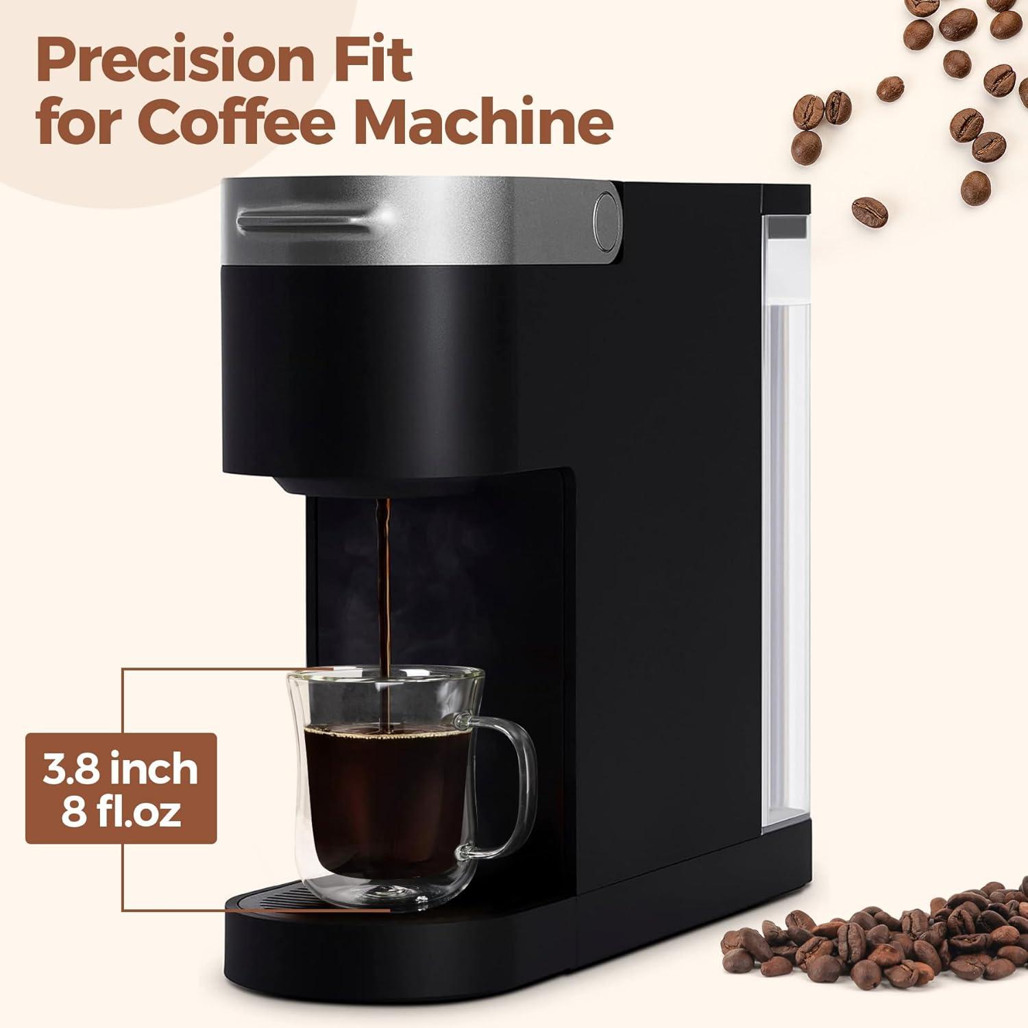 ComSaf Latte Macchiato Gläser Doppelwandig 260ml 4er Set Kaffeetassen Gläser Tee Milch
