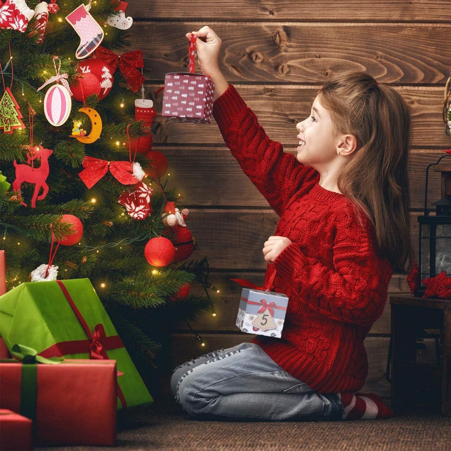 Adventskalender zum Befüllen Box 24 Weihnachtskalender Geschenkboxen