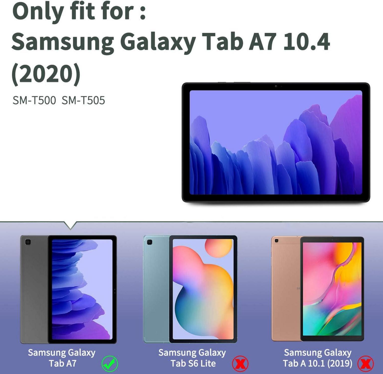 Samsung Galaxy Tab A7 10.4 Hülle Ultra Dünn Standfunktion Smart