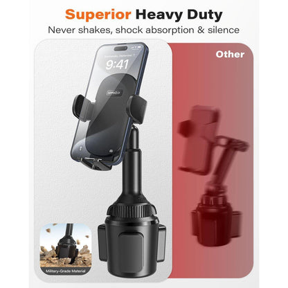 Handyhalterung Auto Getränkehalter für iPhone & Samsung