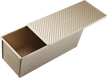 Brotbackform Pullman Laib Pfanne Aluminium Stahl 1000g Teig Champagner