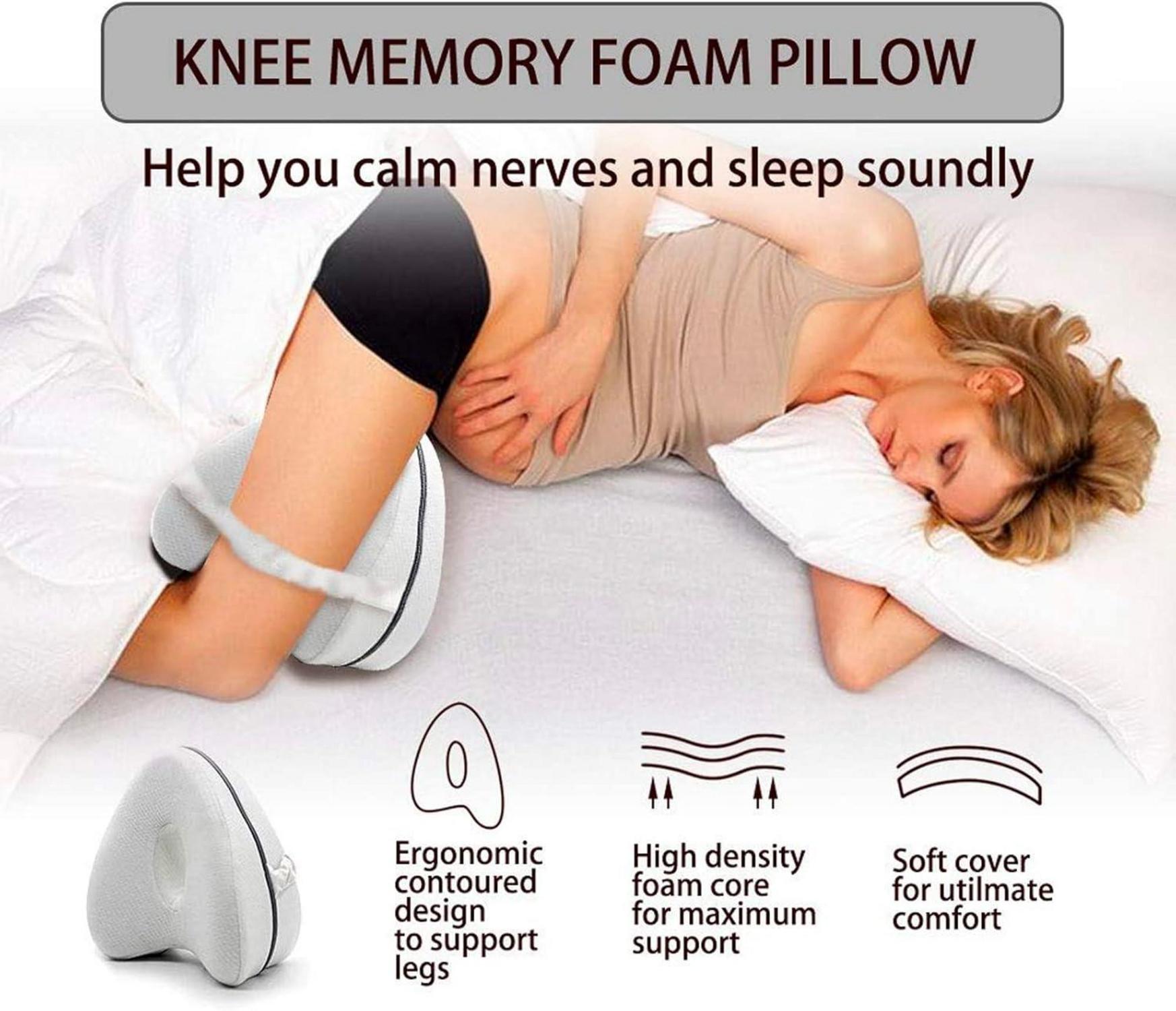 Orthopädisches Kniekissen Memory Foam Seitenschläferkissen