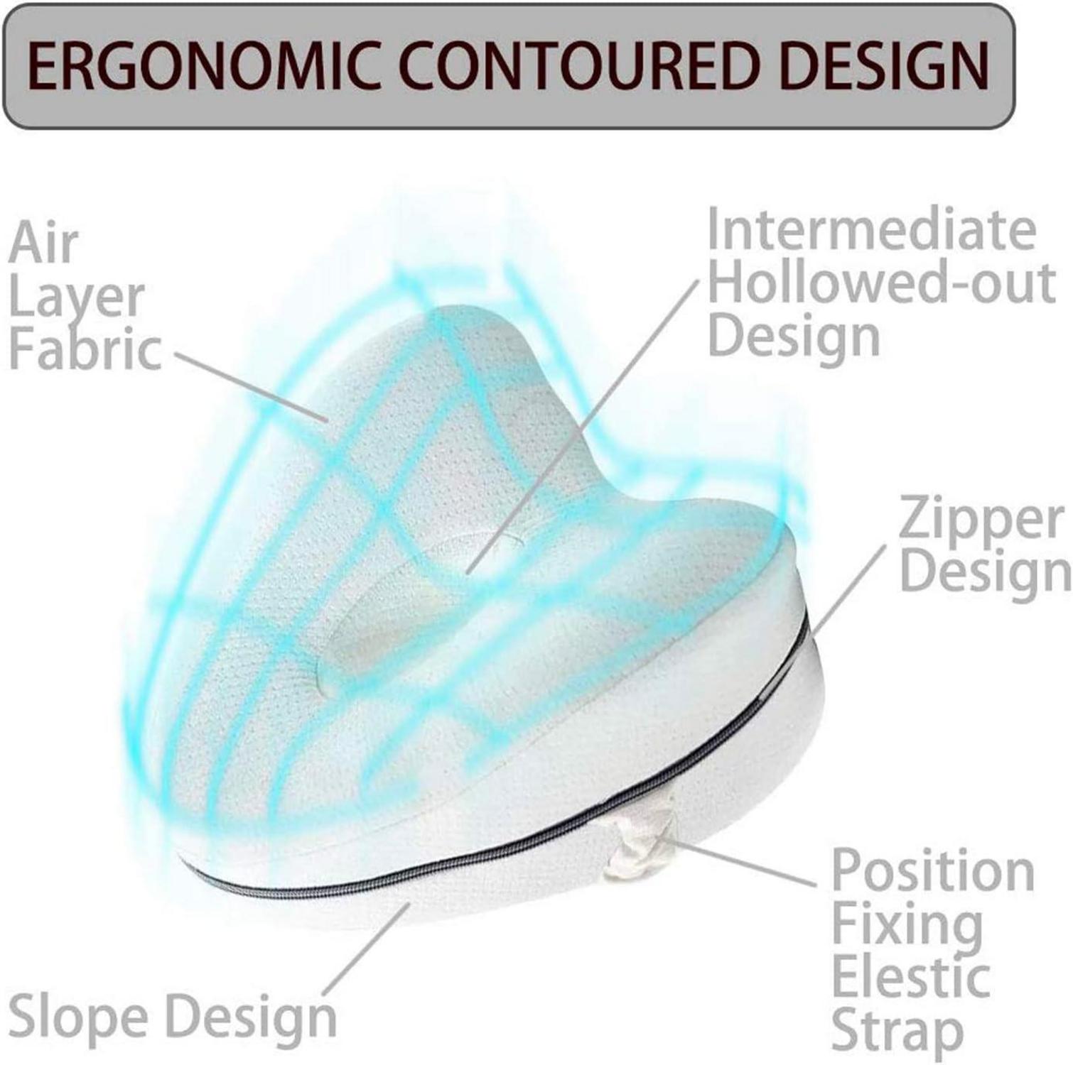 Orthopädisches Seitenschläferkissen Memory Foam Kniekissen