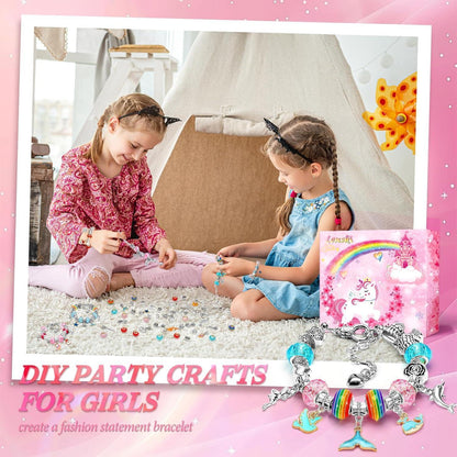 Lenski Mädchen Armband Bastelset 64-teilig DIY Geschenkbox