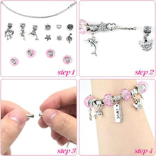 Lenski Mädchen Armband Bastelset 64-teilig DIY Geschenkbox
