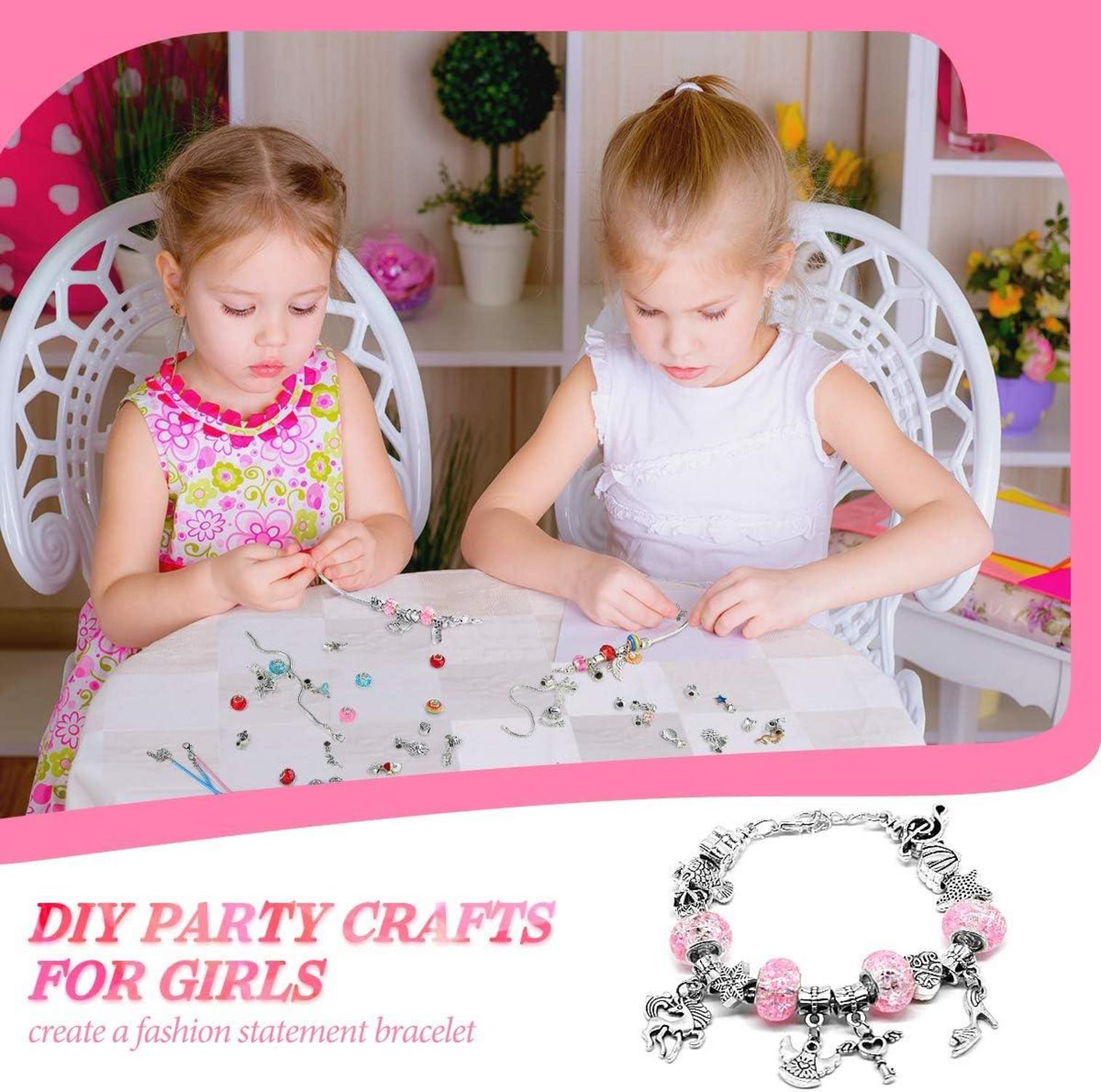 DIY Armband Bastelset Mädchen Spielzeug Geschenk 5-12 Jahre Einhorn