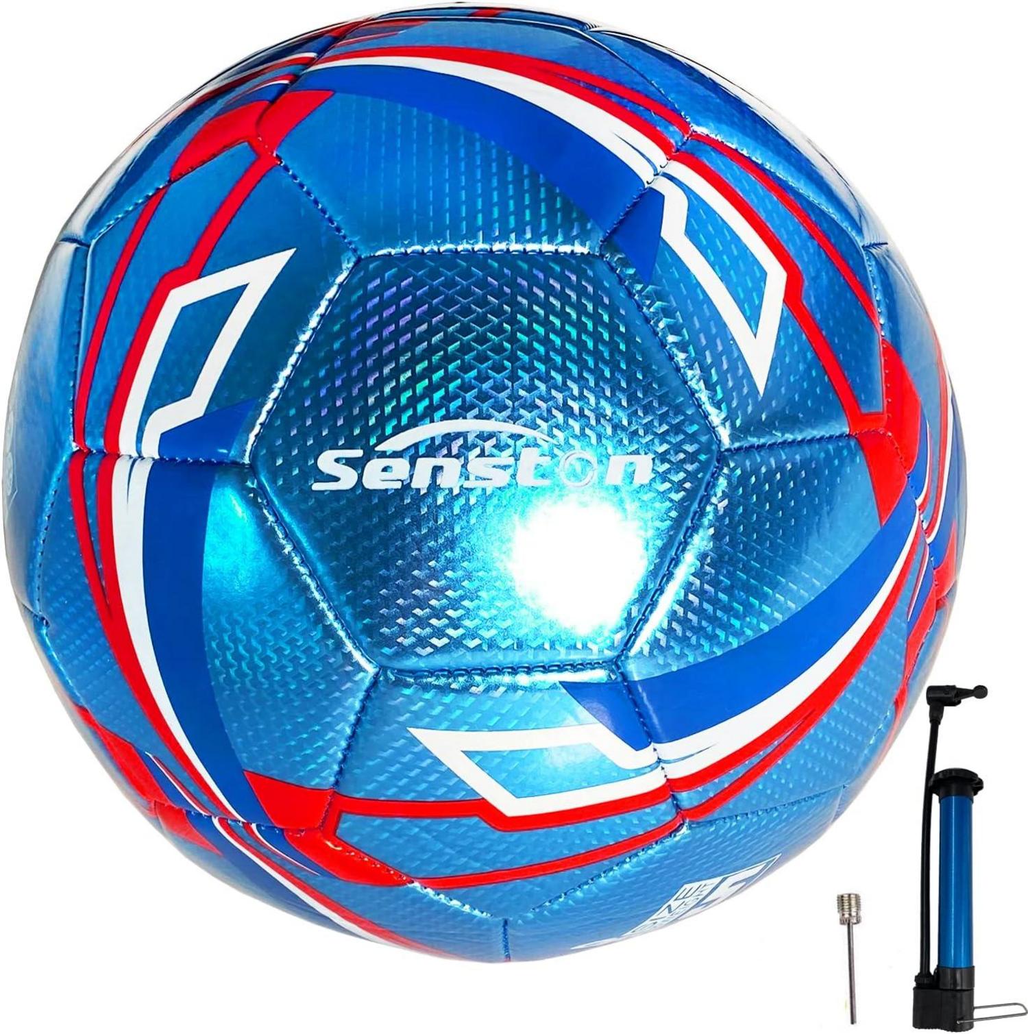 Offizieller Senston Fußball mit Ball Pumpe für Training und Wettkampf