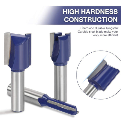 WORKPRO 15tlg. Fräser Set 8mm Schaft Oberfräse Zubehör Holz