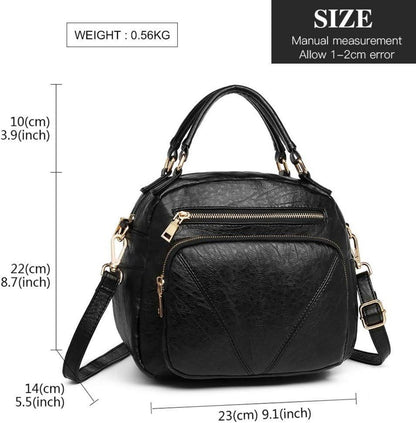 Damen Handtasche Fashion Crossbody Bowler Schultertasche Top Handle
