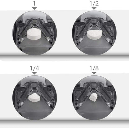 Tablettenteiler für große und kleine Tabletten mit