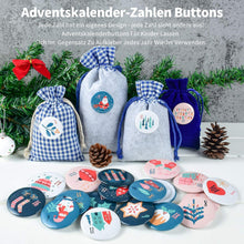 Adventskalender Stoffsäckchen Weihnachtskalender
