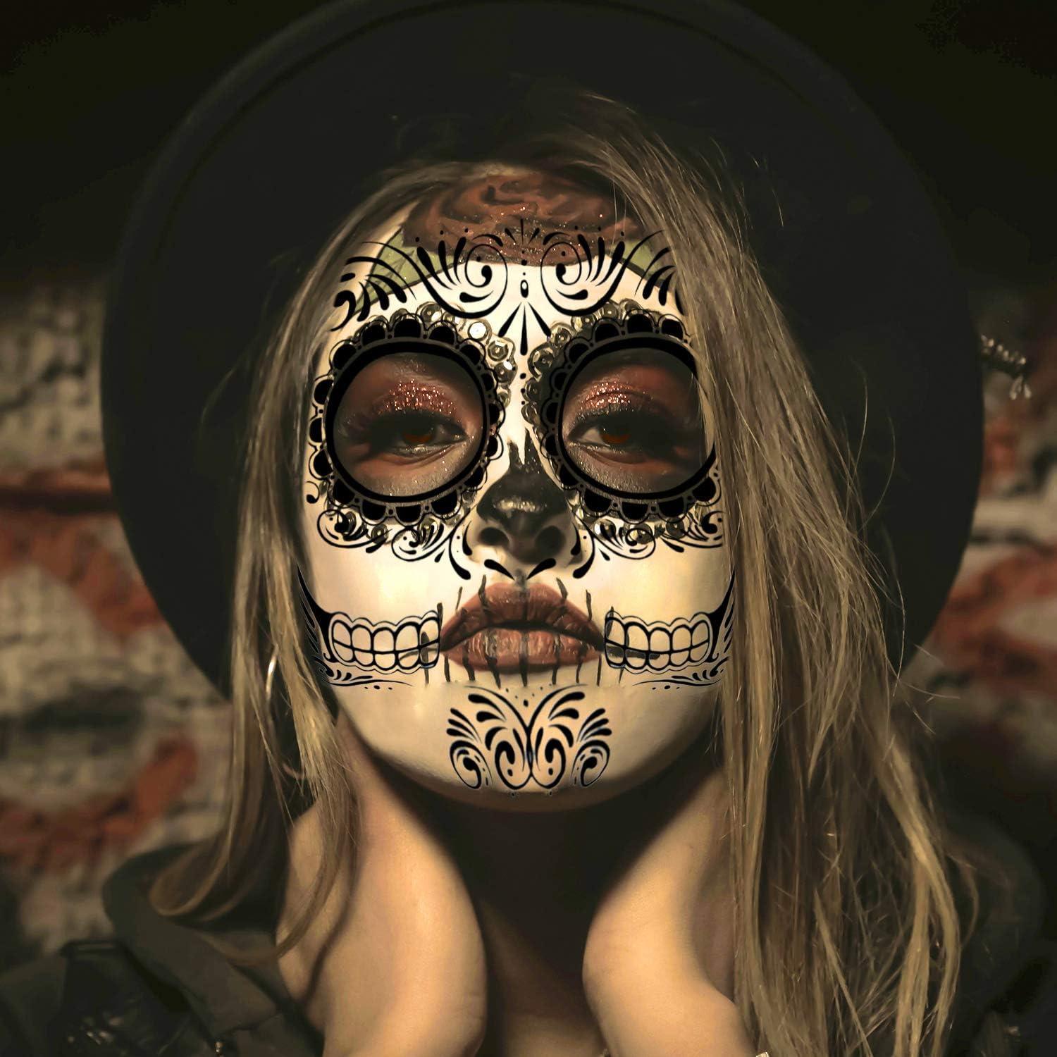 Halloween Gesicht Temporäre Tattoos