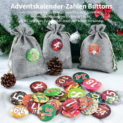 Adventskalender zum Selbstbefüllen 2023