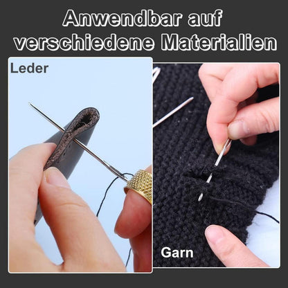 9er Set Große Augen Nadeln Leder Nähen Handwerk Stickerei