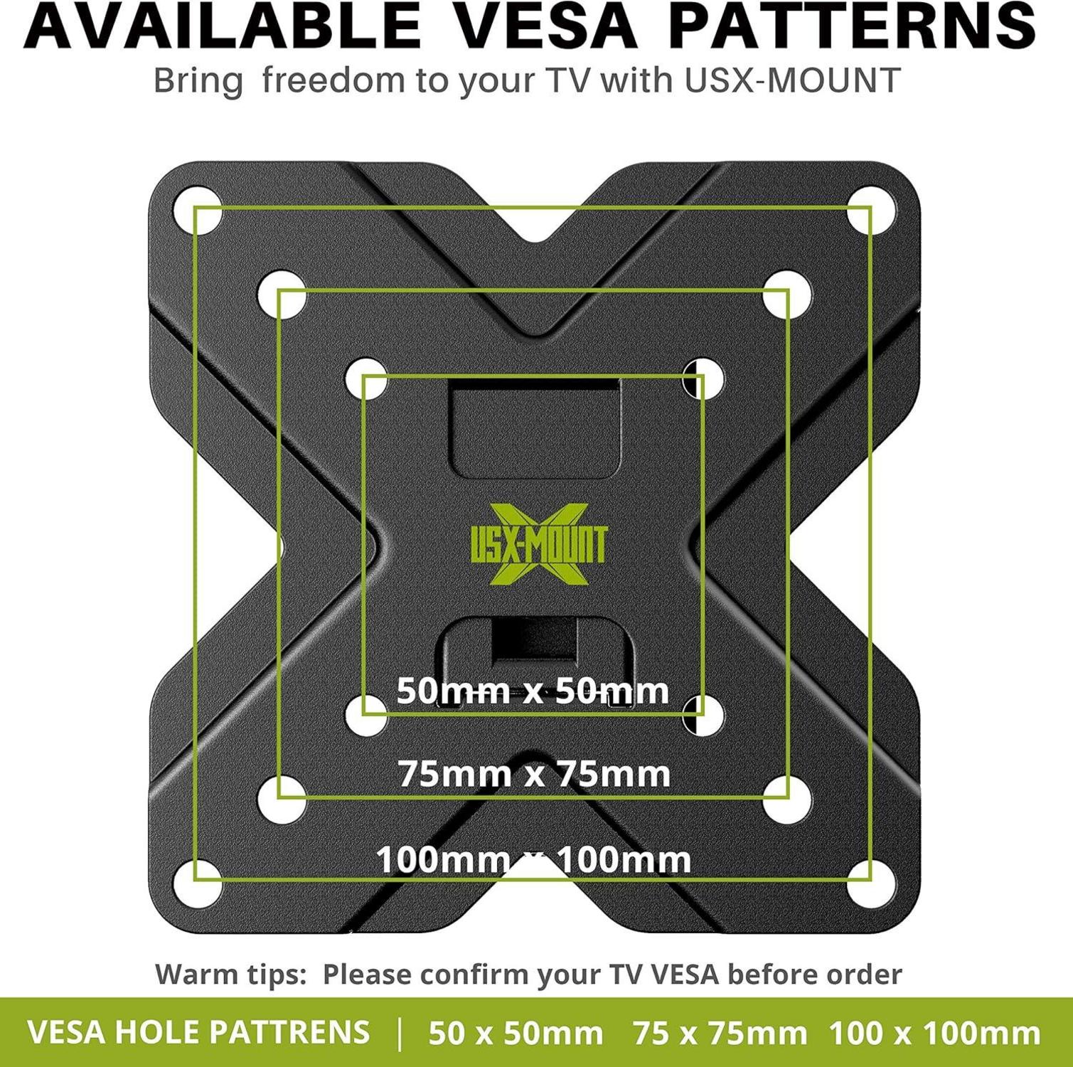 TV Wandhalterung Schwenkbar Neigbar für 10-26 Zoll Fernseher