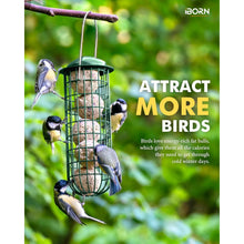 Metall Meisenknödelhalter für Wildvögel zum Aufhängen 26cm