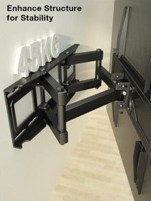 TV Wandhalterung Schwenkbar Neigbar für 32-70 Zoll LED OLED