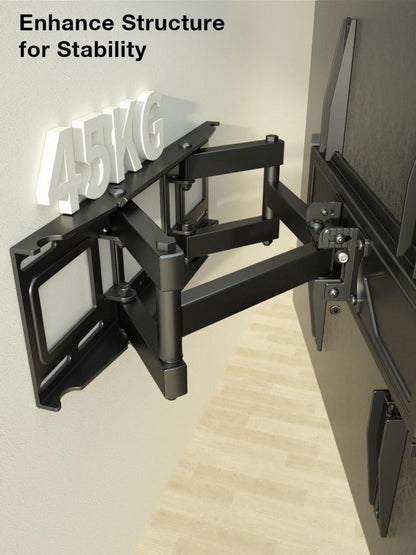 TV Wandhalterung Schwenkbar Neigbar für 32-70 Zoll LED OLED