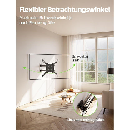 Schwenkbare TV Wandhalterung 26-60 Zoll VESA 400x400mm