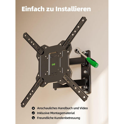 Schwenkbare TV Wandhalterung 26-60 Zoll VESA 400x400mm