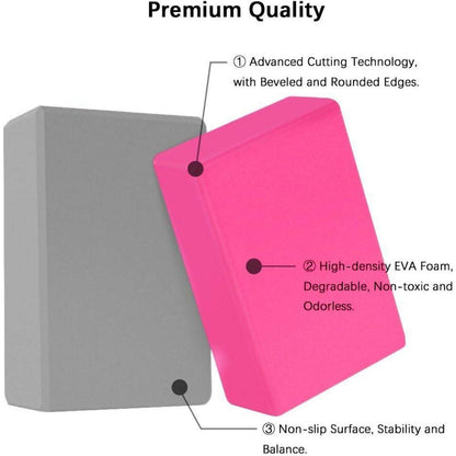 Yoga-Block-Set, hochdichte