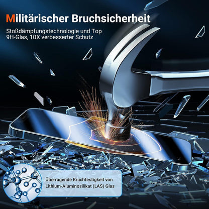 iPhone 12 Mini Panzerglas Schutzfolie 9H+ Militärstandard