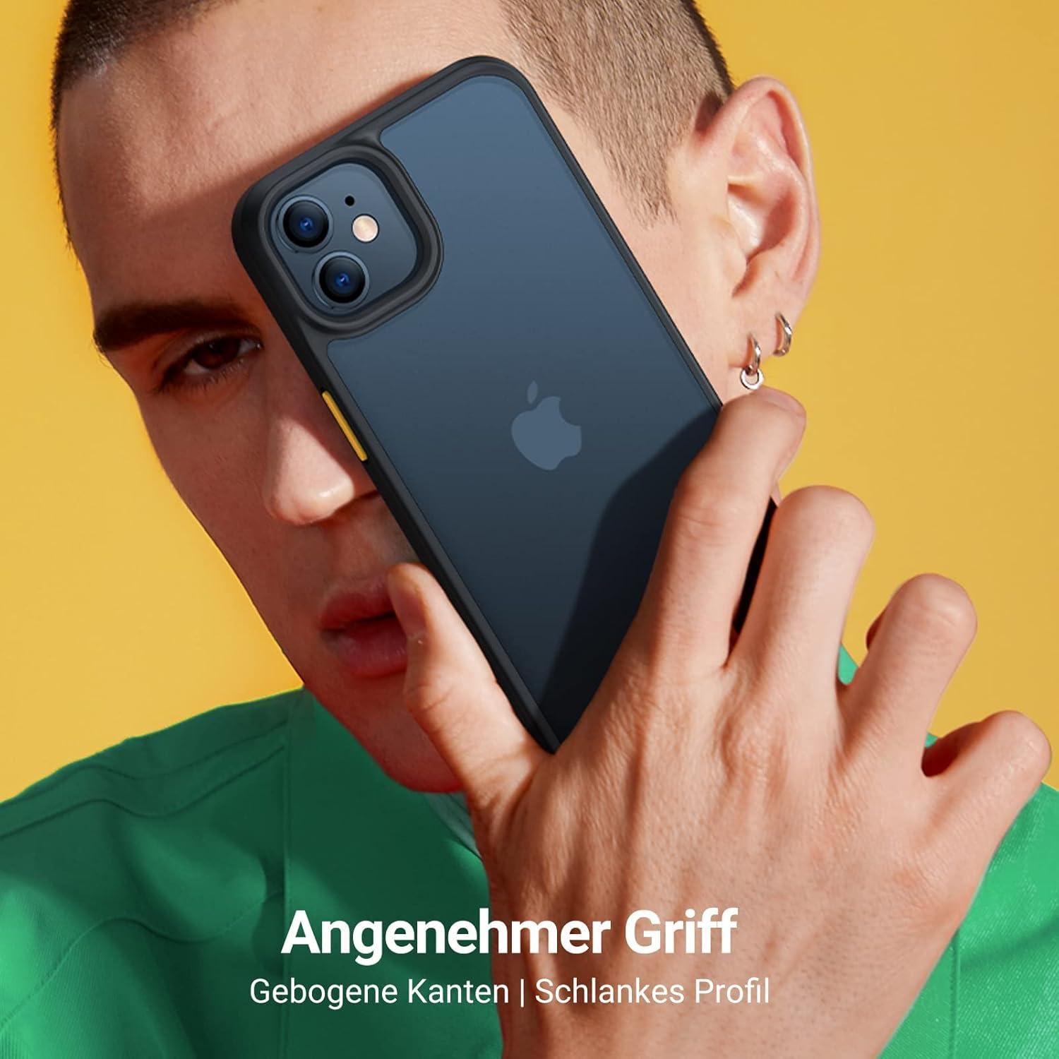 TORRAS Unzerstörbar Hülle iPhone 12 Mini Schwarz Schutzhülle