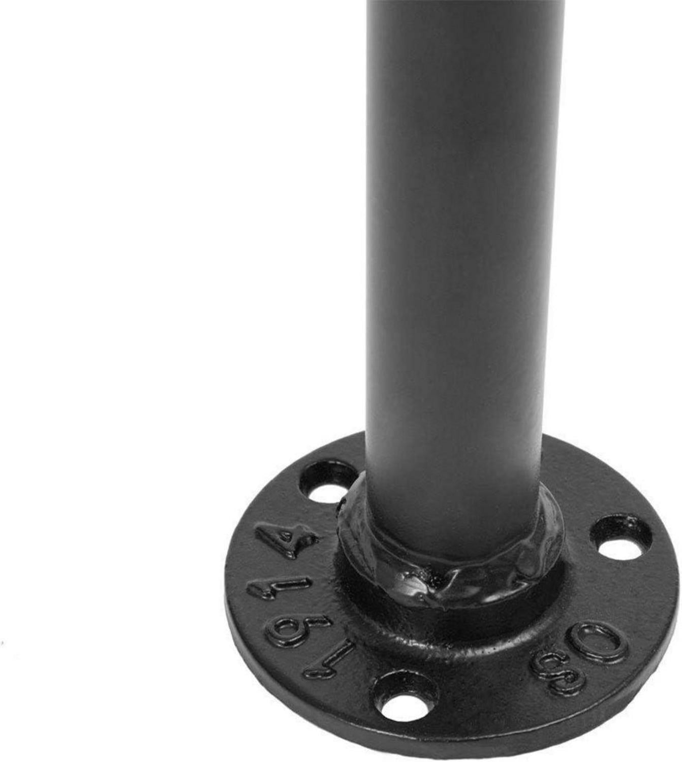 HOOBRO Industrierohr Kleiderstangen 2er Set 80cm - Wandmontage - Abnehmbar - Platzsparend