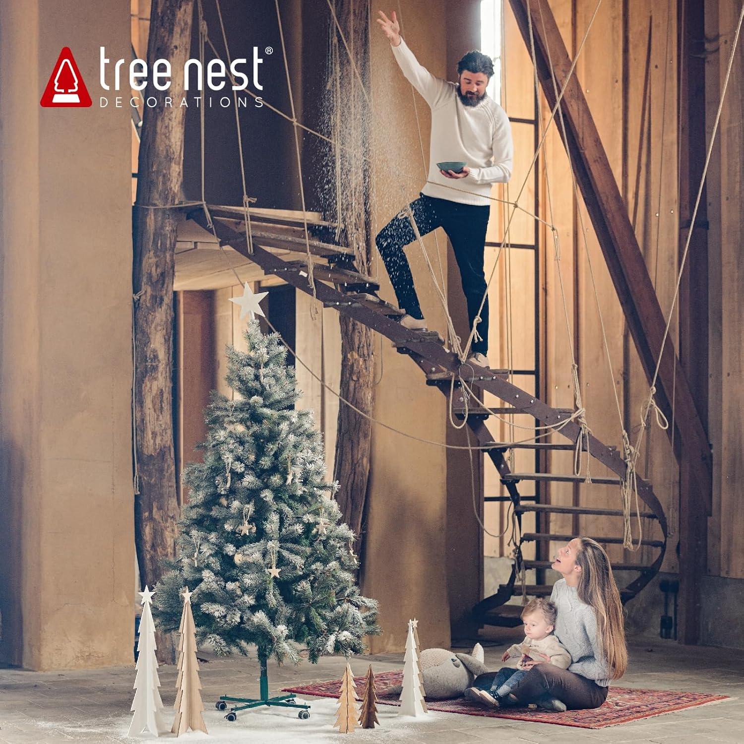Weihnachtsbaumständer mit Rädern für künstlichen Baum 250 cm Grün - Tree Nest
