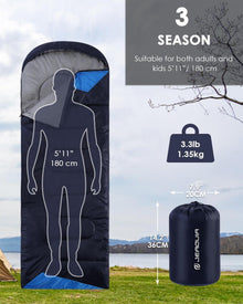 Leichter wasserfester Schlafsack für Erwachsene - Warme