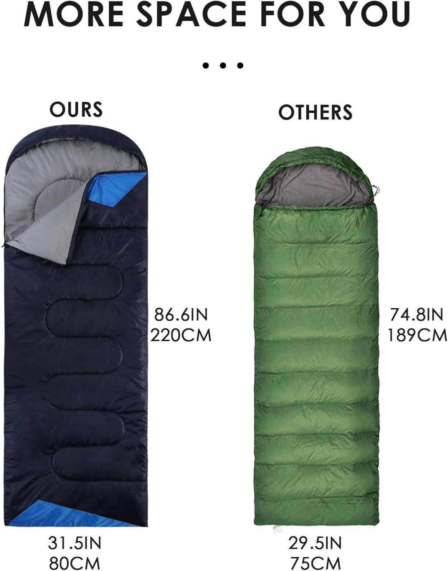 Leichter wasserdichter Schlafsack für Camping & Outdoor