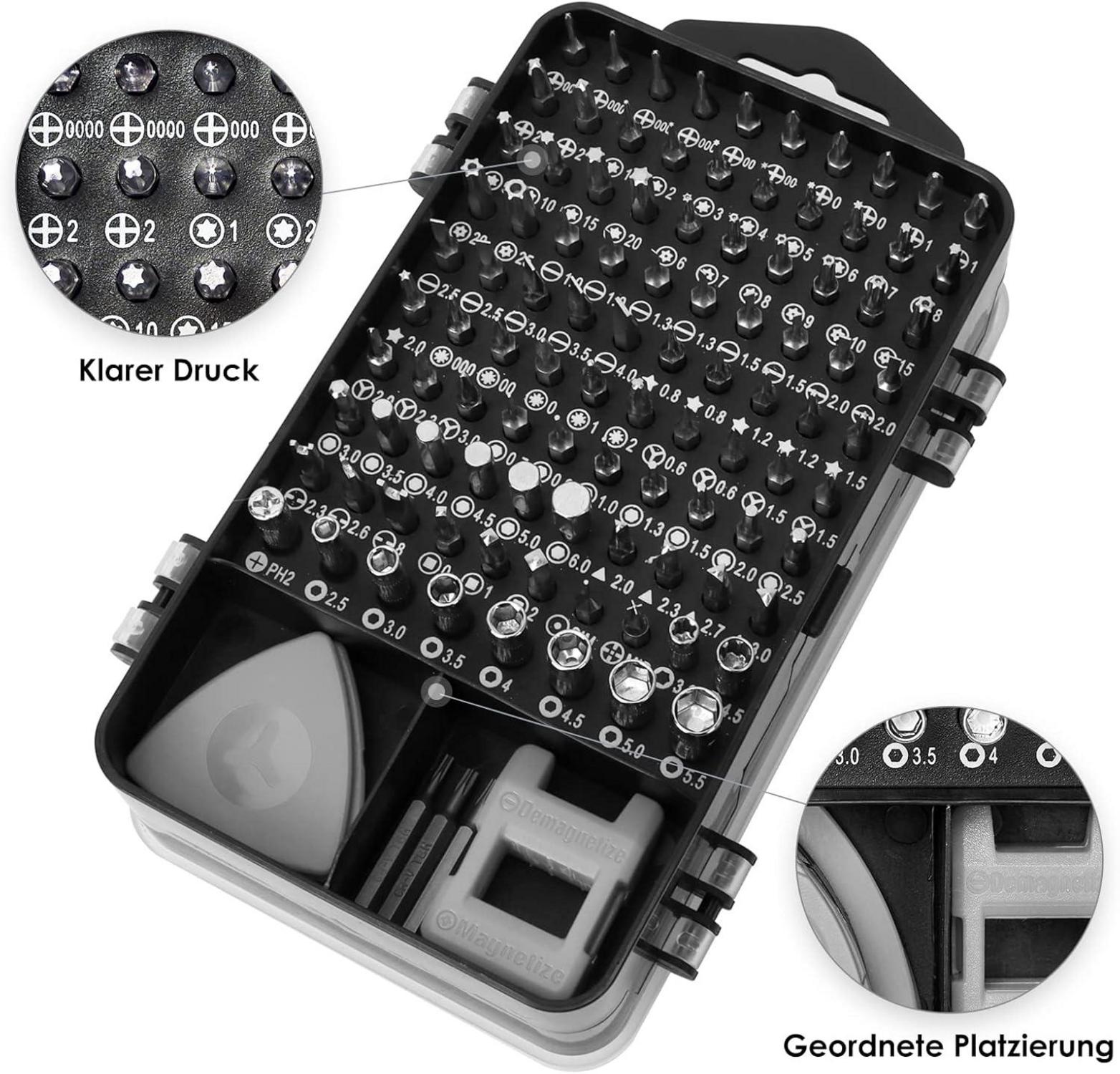 122-in-1 Mini Präzisions Schraubendreher Set Torx T2 T5 T6 T8 T9 iPad Reparatur