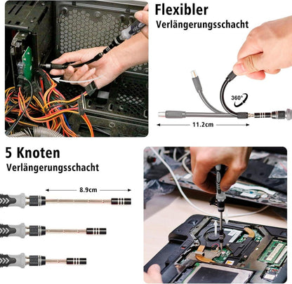 122-in-1 Mini Präzisions Schraubendreher Set Torx T2 T5 T6 T8 T9 iPad Reparatur