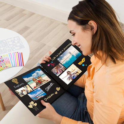 Fotoalbum zum Selbstgestalten mit Schwarzen Seiten