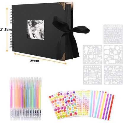 Fotoalbum zum Selbstgestalten mit Schwarzen Seiten