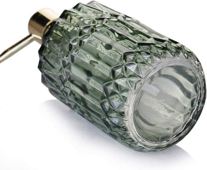 YunNasi Seifenspender Glasflasche für Shampoo Lotion Grün