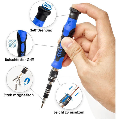 Präzisions Schraubendreher Set 122 in 1 Werkzeug Kit Torx T2