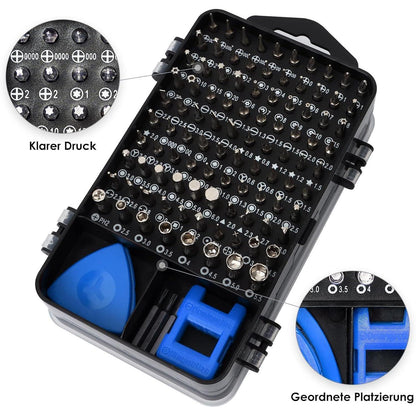 Präzisions Schraubendreher Set 122 in 1 Werkzeug Kit Torx T2