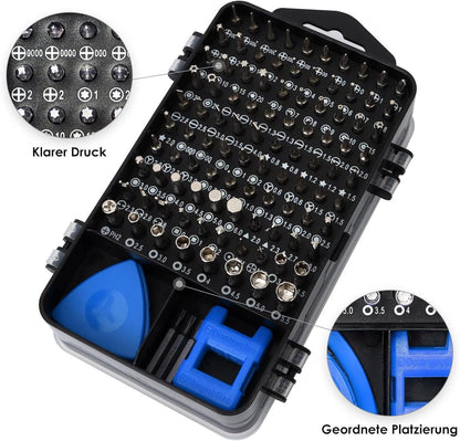 SHARDEN 122 in 1 Mini Schraubendreher Set Präzisions Werkzeug Kit Torx T2 T5 T6