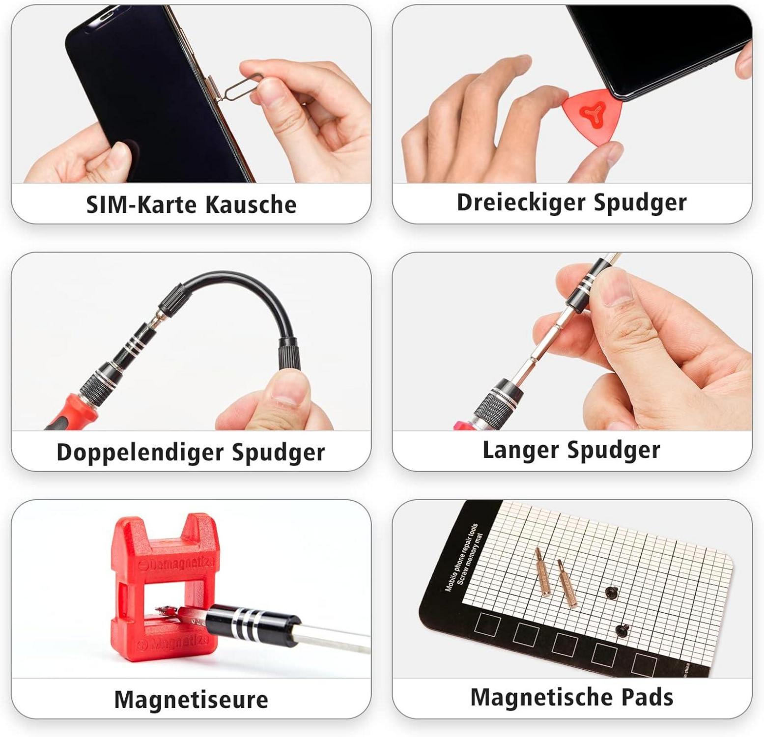 Feinmechaniker Schraubendreher Set 122 in 1 Präzisions Werkzeug Kit