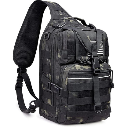 Tactical Sling Rucksack Groß Militär Umhängetasche Outdoor