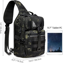 Tactical Sling Rucksack Groß Militär Umhängetasche Outdoor