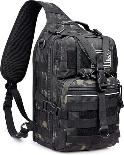 Tactical Sling Rucksack Groß Wasserdicht Leicht für Outdoor Sport