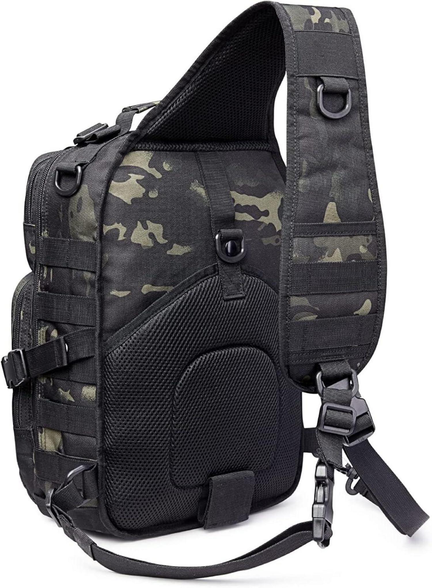 Tactical Sling Rucksack Groß Wasserdicht Leicht für Outdoor Sport