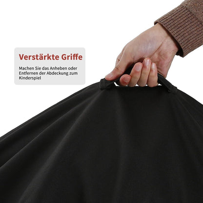 Wetterfeste Kugelgrill Abdeckung, Winterfest, 420D Oxford, Winddicht, Ø71x68cm