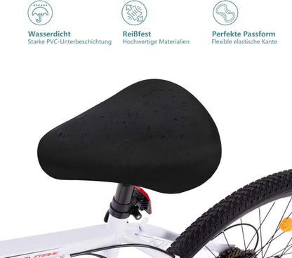 Dokon Fahrradabdeckung 420D Oxford Wasserdicht 1-2 Fahrräder - Schwarz
