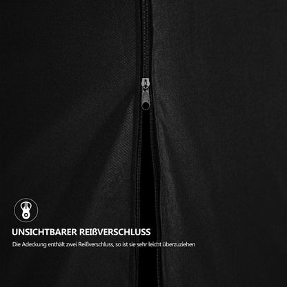 Tischtennisplatte Abdeckung Winterfest 420D Oxford Gewebe 165x70x185cm